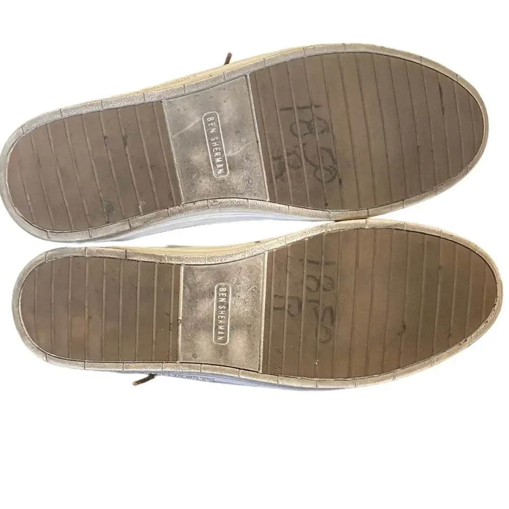 BEN SHERMAN Parnell Vegan Leather‎ Oxford Sneaker Size 9.5